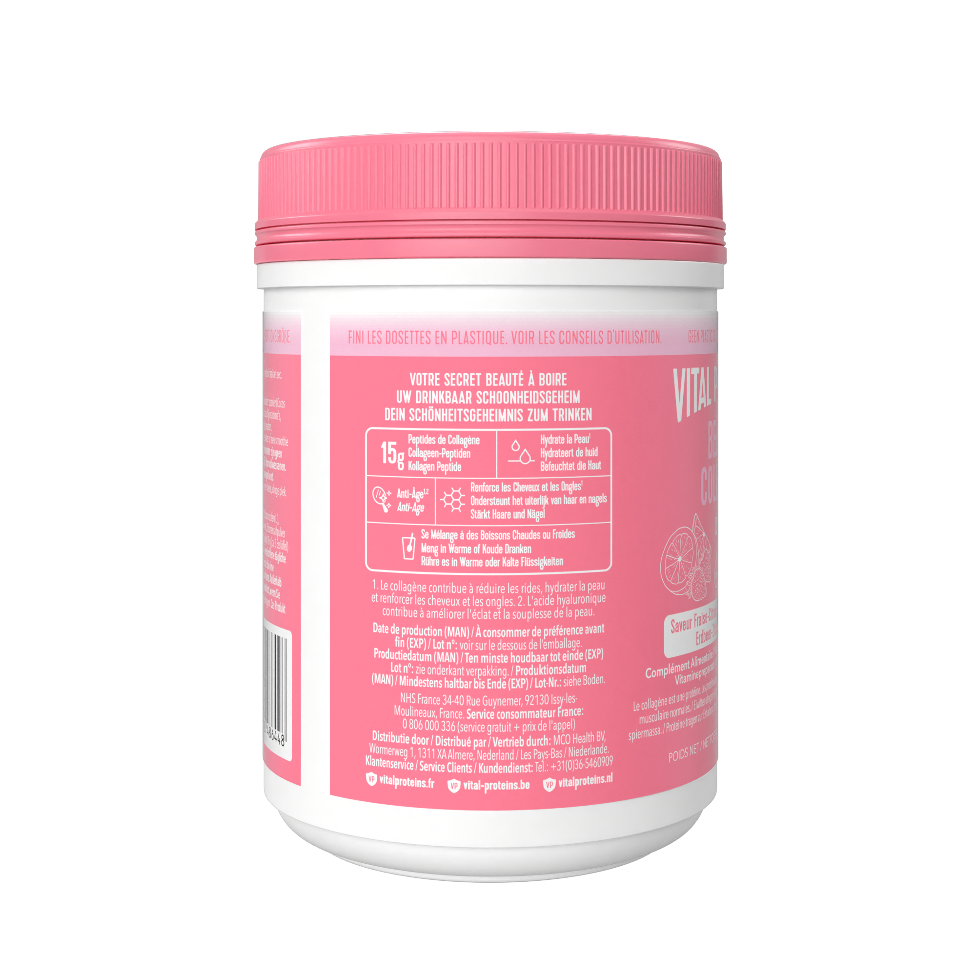 Vital Proteins Beauty Collagen Saveur Fraise-Citron