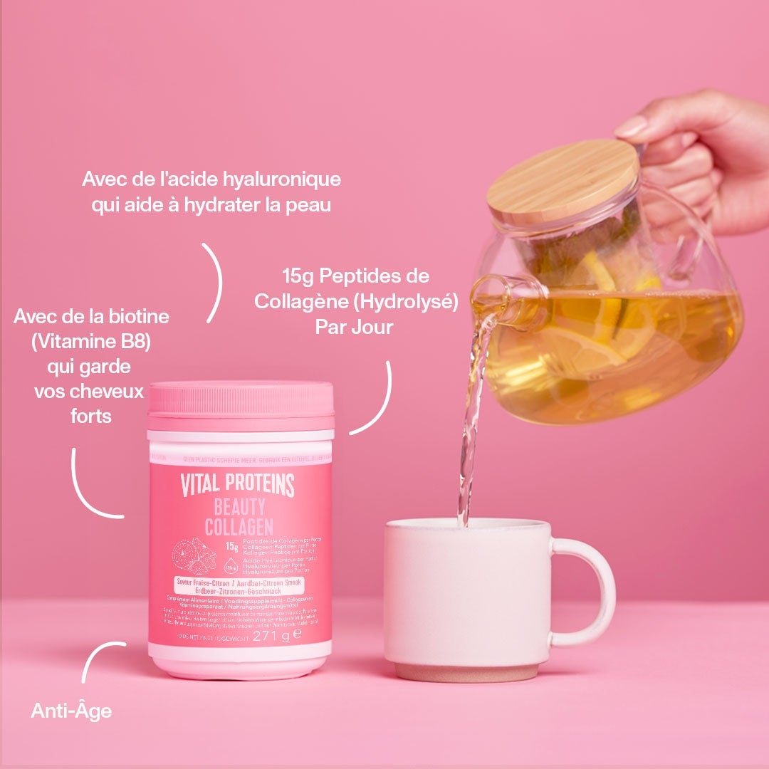 Vital Proteins Beauty Collagen Saveur Fraise-Citron